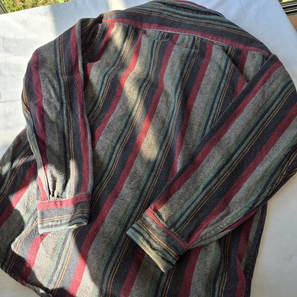 Vintage Private Property Flannel Button Up Shirt Size Large - Picture 2 of 11